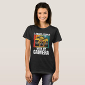 カメラで撮影した人を撮影 Tシャツ (正面フル)