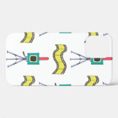 カメラとフィルムストリップを使用したシームレスなパターン Case-Mate iPhoneケース (裏面 (横))