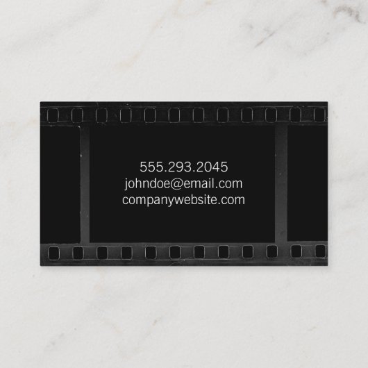 カメラとフィルム 名刺 (裏面)