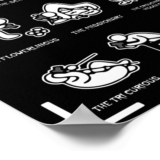 カメラによる写経写真 ポスター (角)