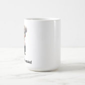 カメラに向けてポーズを取る幸福なパティシエ コーヒーマグカップ (中央)