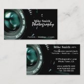 カメラのカメラマンの倍のサイドビジネスカード 名刺 (正面/裏面)