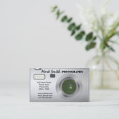 カメラのカメラマン/写真撮影の名刺 名刺 (スタンド正面)