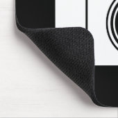 カメラのピクトグラムのマウスパッド マウスパッド (コーナー)