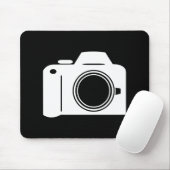 カメラのピクトグラムのマウスパッド マウスパッド (マウス)