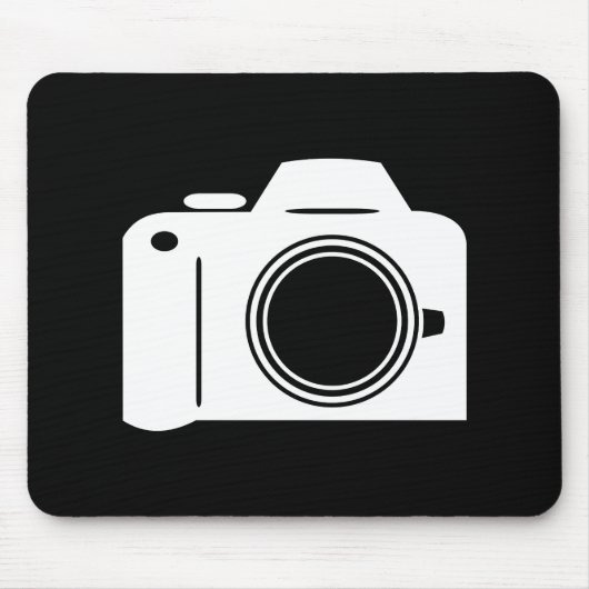 カメラのピクトグラムのマウスパッド マウスパッド (正面)