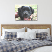 カメラのポーズをスモークポーズ キャンバスプリント (インサイチュ (寝室))