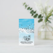 カメラの保持 | 空の鳥 名刺 (スタンド正面)