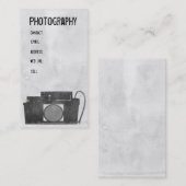 カメラの写真撮影の名刺 名刺 (正面/裏面)