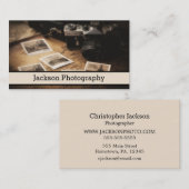 カメラの写真撮影の名刺 名刺 (正面/裏面)