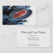 カメラの写真撮影 名刺 (正面/裏面)