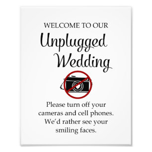 カメラの取り外し式の電源を切結婚る フォトプリント
