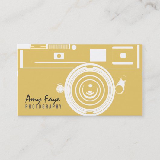 カメラの名刺|の写真撮影 名刺 (正面)