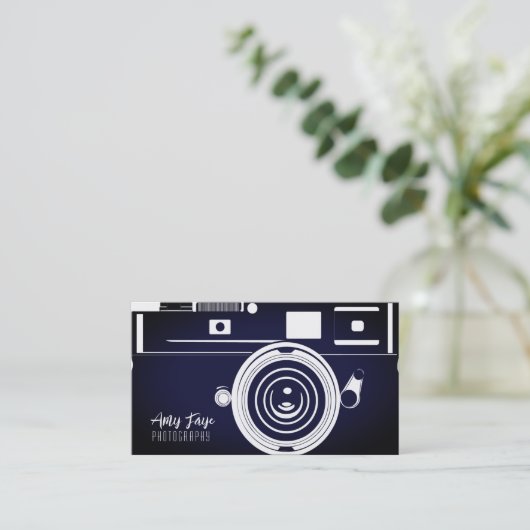 カメラの名刺 |写真 名刺 (スタンド正面)