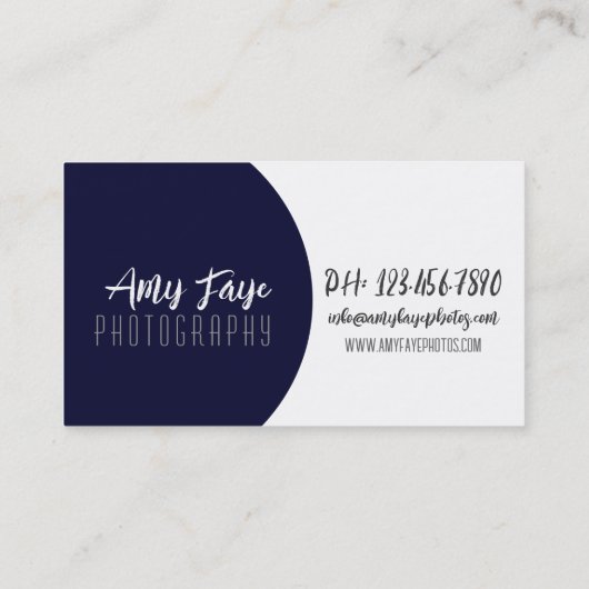 カメラの名刺 |写真 名刺 (裏面)