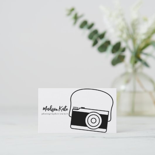 カメラの名刺 |写真 名刺 (スタンド正面)