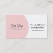 カメラの名刺 |写真 名刺 (裏面)