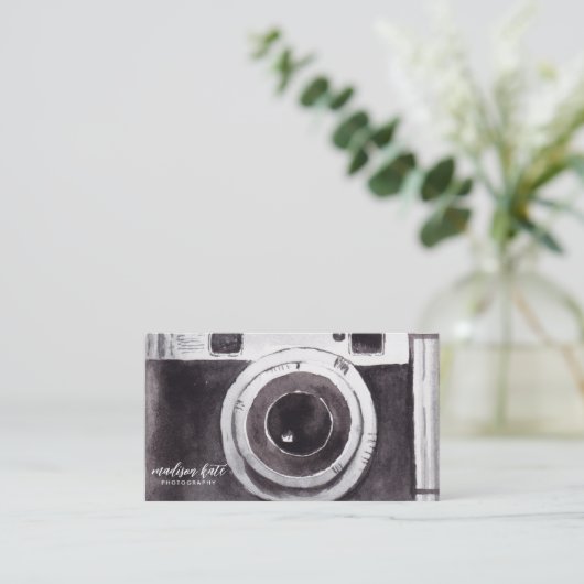 カメラの名刺 |写真 名刺 (スタンド正面)