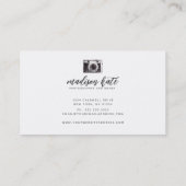 カメラの名刺 |写真 名刺 (裏面)