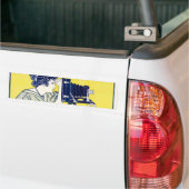 カメラの女性、写真家、ヴァン・カスペル バンパーステッカー