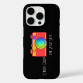 カメラの準備ができて撮影を黒にする Case-Mate iPhoneケース (裏面)