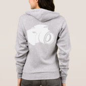 カメラの背部が付いているカメラマンのジャケット パーカ (裏面)