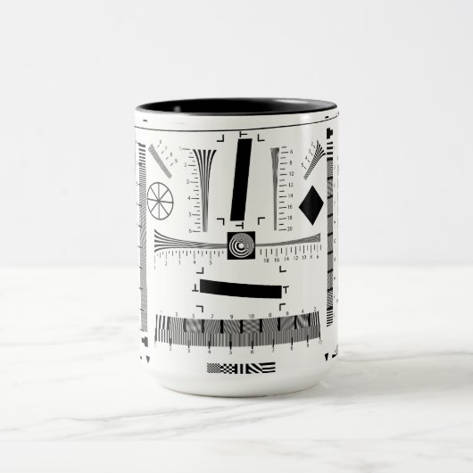 カメラの試験標板 マグカップ (中央)