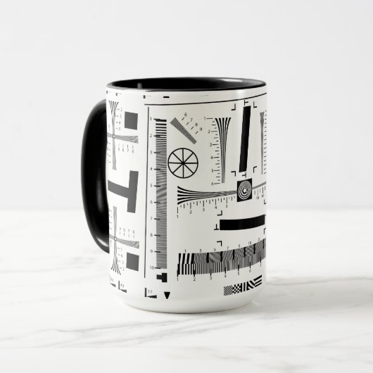 カメラの試験標板 マグカップ (正面左)