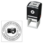 カメラの#6「真正性証明書」名前 URL セルフインキングスタンプ (インサイチュ)