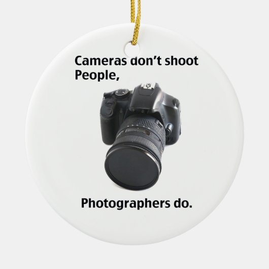 カメラは人を撃たない セラミックオーナメント (正面)