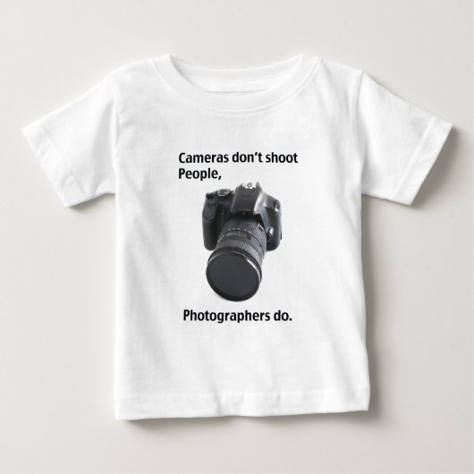 カメラは人を撃たない ベビーTシャツ (正面)