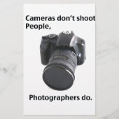 カメラは人を撃たない 便箋 (正面)