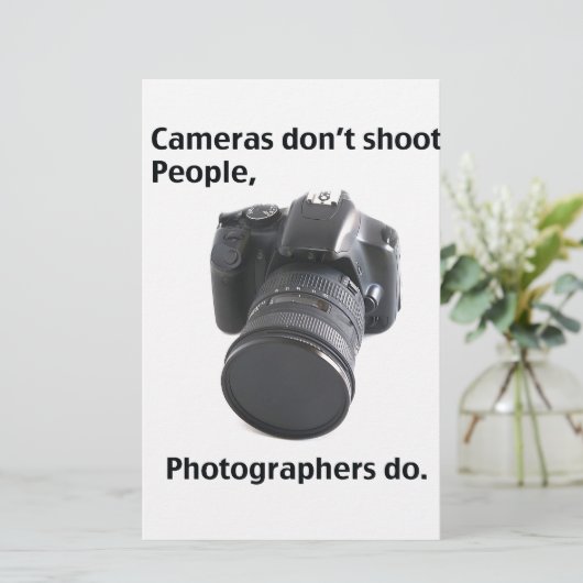 カメラは人を撃たない 便箋 (スタンド正面)