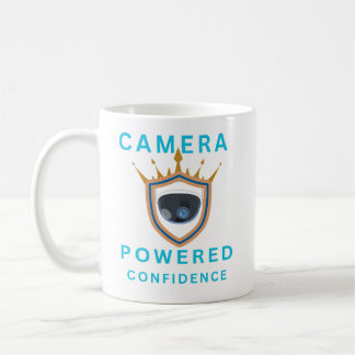 カメラを手に自信を持って コーヒーマグカップ