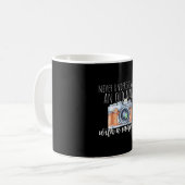 カメラを持ったおじいさん コーヒーマグカップ (正面左)