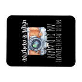 カメラを持った老人 マグネット (横)