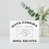 カメラを持って旅に出よう ポストカード (スタンド正面)