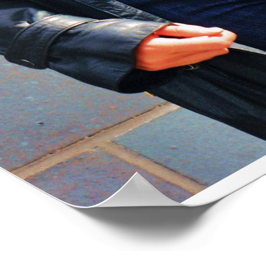 カメラを持つ少女 ポスター (角)