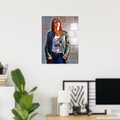 カメラを持つ少女 ポスター (ホームオフィス)