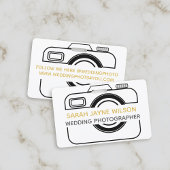 カメラアイコン結婚のフォトグラファーのビジネスバッジ バッジ
