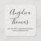 カメラアイコン スクエア名刺 (裏面)