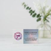 カメラアイコン |セキュリティ 名刺 (スタンド正面)