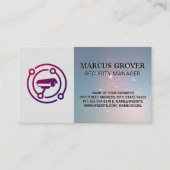 カメラアイコン |セキュリティ 名刺 (正面)