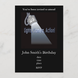 カメラアクションをライト 招待状