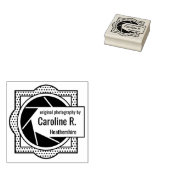 カメラアパーチャパーソナライズされたフォトグラファーのスタンプ ラバースタンプ (押印)