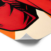 カメラアートのポップ・アートの男 ポスター (角)