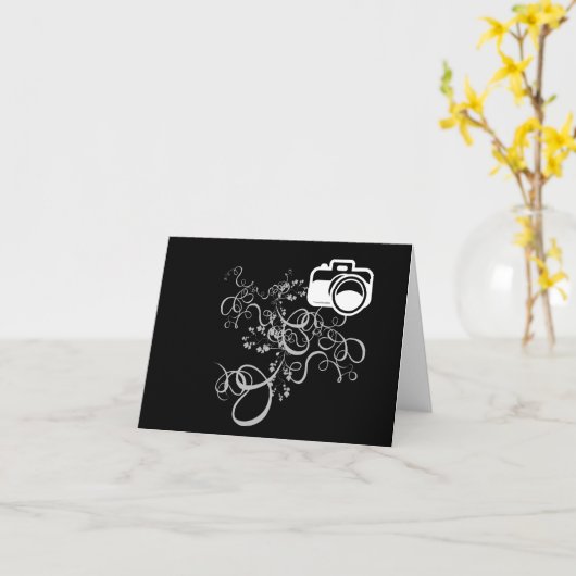 カメラアート カード (黄色い花)