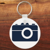 カメライラストレーションキーチェーン キーホルダー (正面)