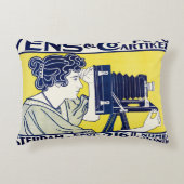 カメラウーマン、写真家、ヴァンカスペル アクセントクッション (正面)