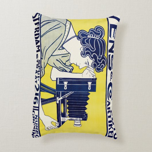 カメラウーマン、写真家、ヴァンカスペル アクセントクッション (裏面(縦))